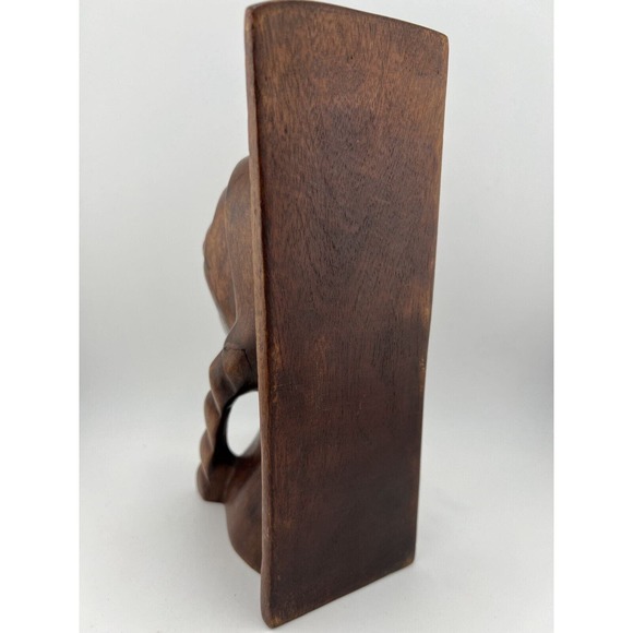 Vintage Collectible Decorative African Hand Carved Wooden Sculpture -‎ Lot of 2 - Picture 13 of 16